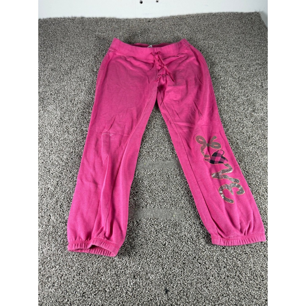 Canyon River Blues Sweatpants Women's Pink Glitter Love Graphic Joggers - 18